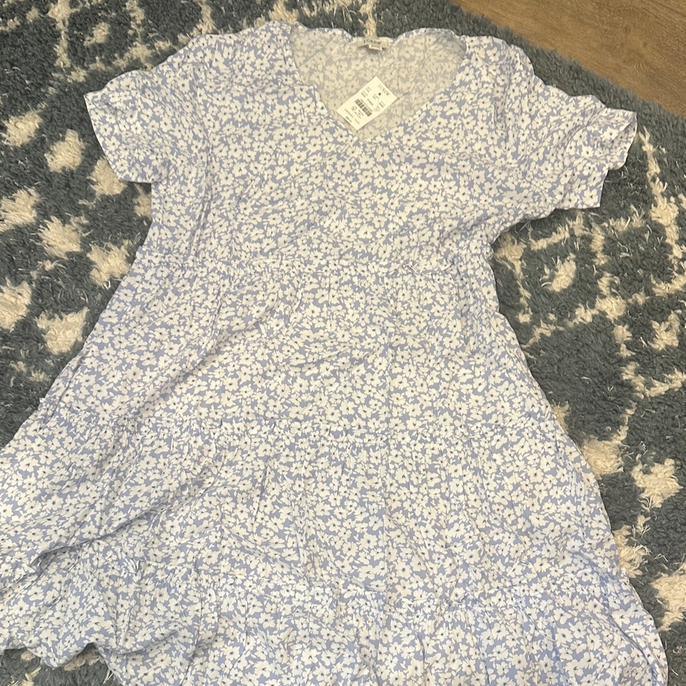 J. Crew Floral V-Neck Dress
